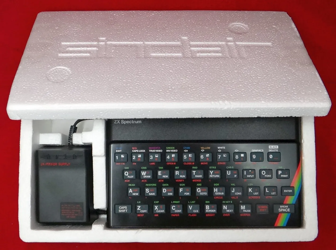 ZX Spectrum in a foam box! My ZX Spectrum unboxed